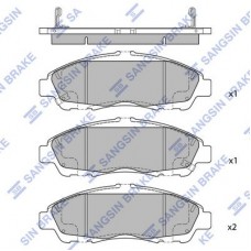 SP4110 Hi-Q Комплект гальмівних колодок дисковий гальм