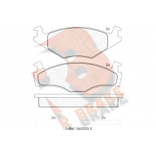 RB0460 R BRAKE Комплект гальмівних колодок дисковий гальм
