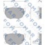 FO 451681 FOMAR Friction Комплект гальмівних колодок дисковий гальм