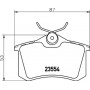 8DB 355 017-711 HELLA Комплект гальмівних колодок, дискове гальмо