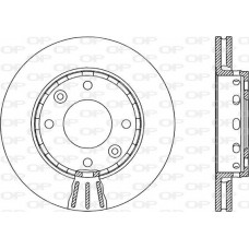 BDA1886.20 OPEN PARTS Гальмівний диск