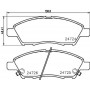 8DB 355 014-071 HELLA Комплект гальмівних колодок, дискове гальмо