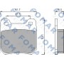 FO 478781 FOMAR Friction КомплеК т гальмівних колодок, дискове гальмо