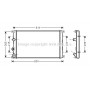RTA2276 AVA QUALITY COOLING Радіатор охолодження двигуна