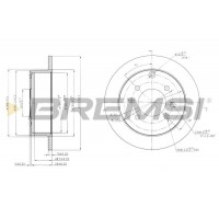 CD7448S BREMSI Гальмівний диск