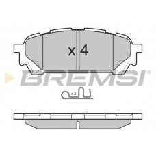 BP3270 BREMSI Комплект гальмівних колодок дисковий гальм