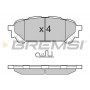 BP3270 BREMSI Комплект гальмівних колодок дисковий гальм