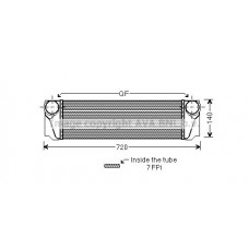 BW4376 AVA QUALITY COOLING Интеркулер