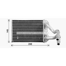 CR6147 AVA QUALITY COOLING Теплообмінник обігрів салону