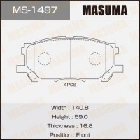 MS-1497 MASUMA Комплект гальмівних колодок