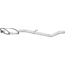 279-761 BOSAL Середній глушник вихлопних газів