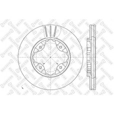 6020-9941V-SX STELLOX Гальмівний диск