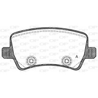 BPA1236.00 OPEN PARTS КомплеК т гальмівних колодок, дискове гальмо