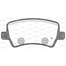 BPA1236.00 OPEN PARTS КомплеК т гальмівних колодок, дискове гальмо