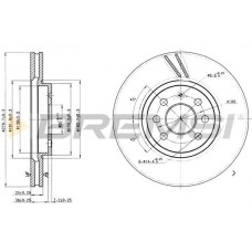 CD7374V BREMSI Гальмівний диск