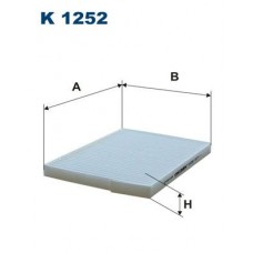 K 1252 FILTRON Фільтр повітря у внутрішньому просторі