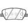 BPA1412.02 OPEN PARTS Комплект гальмівних колодок дисковий гальм