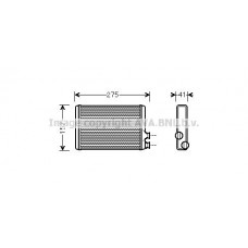 CNA6305 AVA QUALITY COOLING Теплообмінник обігрів салону