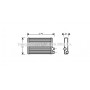 CNA6305 AVA QUALITY COOLING Теплообмінник обігрів салону