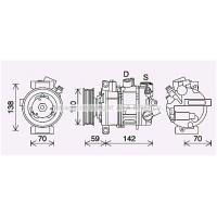 VNAK401 AVA QUALITY COOLING Компресор кондиціонера