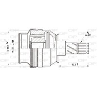 CVJ5407.20 OPEN PARTS Шарнирный комплект, Привідний вал