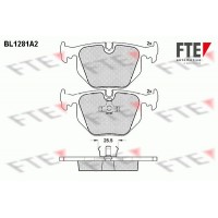 BL1281A2 FTE Комплект гальмівних колодок дисковий гальм