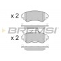 BP3491 BREMSI Комплект гальмівних колодок дисковий гальм