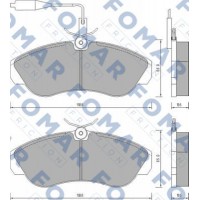 FO 629681 FOMAR Friction Комплект гальмівних колодок дисковий гальм
