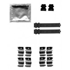 8DZ 355 205-251 HELLA Комплектуючі колодки дискового гальма