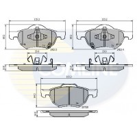 CBP31195 COMLINE КомплеК т гальмівних колодок, дискове гальмо