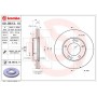 09.B613.10 BREMBO Гальмівний диск
