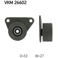 VKM 26602 SKF Паразитный / Ведущий ролик, Зубчастий ремінь