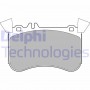 LP3242 DELPHI КомплеК т гальмівних колодок, дискове гальмо