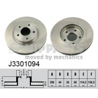 J3301094 NIPPARTS Гальмівний диск