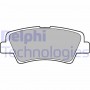 LP2295 DELPHI КомплеК т гальмівних колодок, дискове гальмо