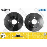 6044571 GIRLING Гальмівний диск