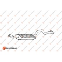 E12880K EUROREPAR Глушник вихлопних газів кінцевий