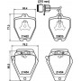 8DB 355 008-781 HELLA PAGID Комплект гальмівних колодок дисковий гальм