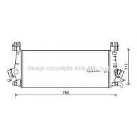 OLA4648 AVA QUALITY COOLING Интеркулер