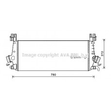 OLA4648 AVA QUALITY COOLING Интеркулер