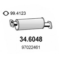 34.6048 ASSO Середній глушник вихлопних газів