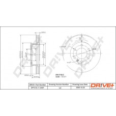 DP1010.11.0497 Dr!ve+ Гальмівний диск