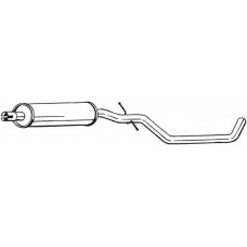282-723 BOSAL Середній глушник вихлопних газів