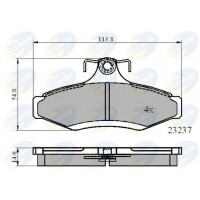 CBP0495 COMLINE Комплект гальмівних колодок дисковий гальм