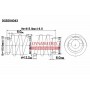 DCS504043 DYNAMATRIX Пружина ходової частини