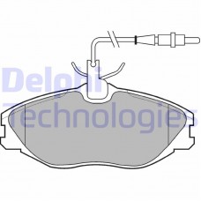 LP986 DELPHI КомплеК т гальмівних колодок, дискове гальмо