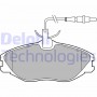 LP986 DELPHI КомплеК т гальмівних колодок, дискове гальмо