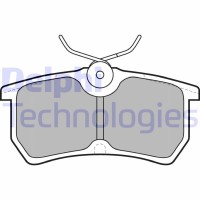 LP1316 DELPHI Комплект гальмівних колодок дисковий гальм