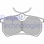 LP1316 DELPHI Комплект гальмівних колодок дисковий гальм
