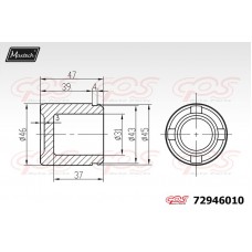 72946010 MAXTECH Поршень корпус скоби гальма